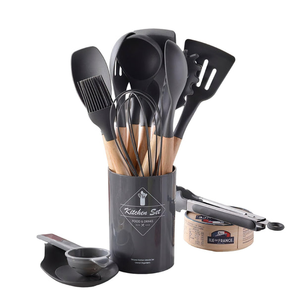 12 Pieces Heat-Resistant Silicone Utensil Set