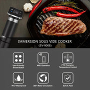 Sous Vide Cooker, 5th Generation, Professional, Best Seller, Home Kitchen Machine, WiFi Control, Best Quality