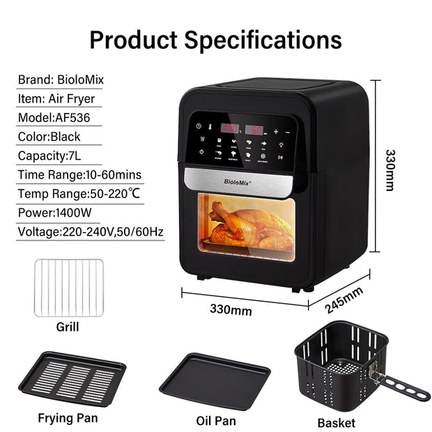 Air Fryer Oven, 8-in-1, Professional, Best Seller, Home Kitchen, Multifunctional Air Fryer And Dehydrator Oven,Best Quality