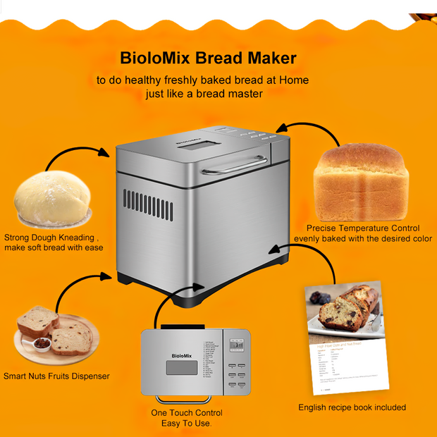 Bread Maker, 1 piece, Automatic, Professional, Best Seller, Home Kitchen Machine, 17 Program, Best Quality