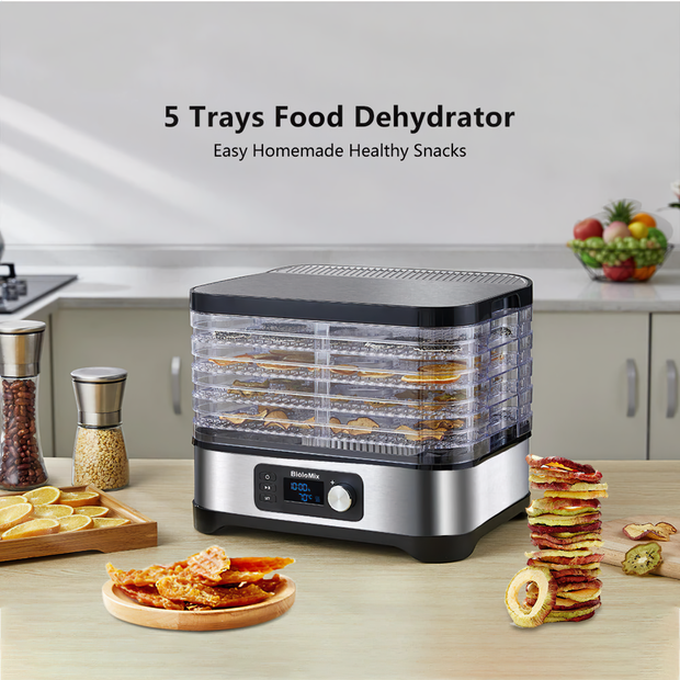 Food Dehydrator, 5 Trays, Professional, Best Seller, Home Kitchen Machine, Best Quality