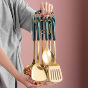 Ceramic Handle Kitchenware Utensils Set