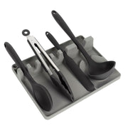 2-in-1 Silicone Spoon Rest and Utensil Organizer