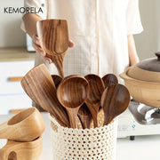 Eco-Friendly Teak Wood Utensil Set