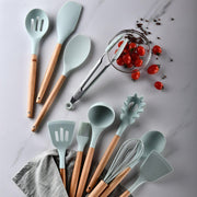 12 Pieces Heat-Resistant Silicone Utensil Set