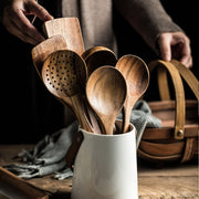 Eco-Friendly Teak Wood Utensil Set