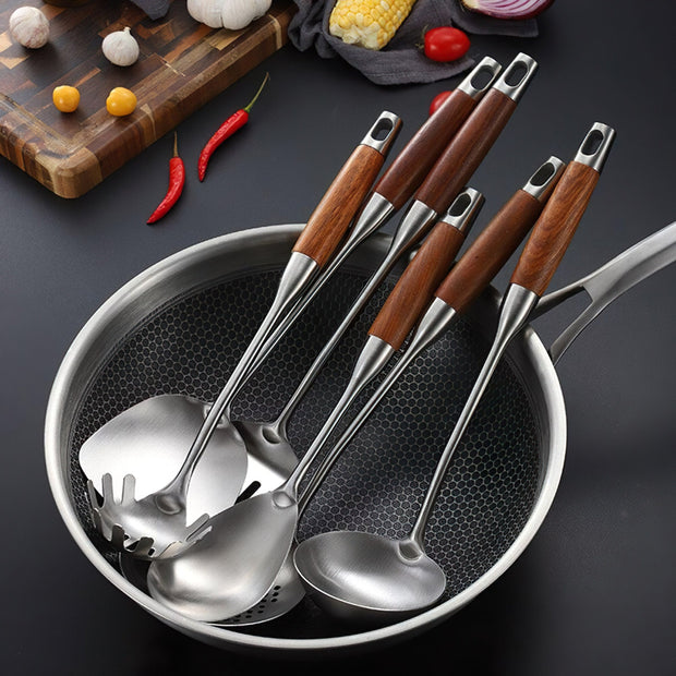 Premium 304 Stainless Steel Kitchen Utensil Set: Elevate Your Culinary Experience