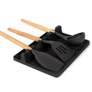 2-in-1 Silicone Spoon Rest and Utensil Organizer