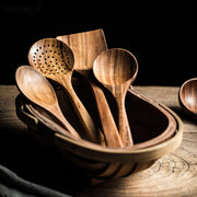 Eco-Friendly Teak Wood Utensil Set