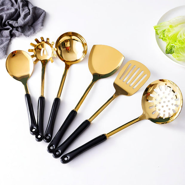 Ceramic Handle Kitchenware Utensils Set