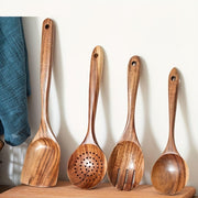 Eco-Friendly Teak Wood Utensil Set