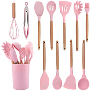 12 Pieces Heat-Resistant Silicone Utensil Set