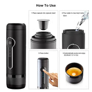 Portable Coffee Machine, Capsule, Professional, Best Seller, Home Kitchen Machine, Best Quality