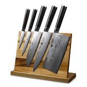 Magnetic Knife Rack Acacia Wood - My Home Essentials