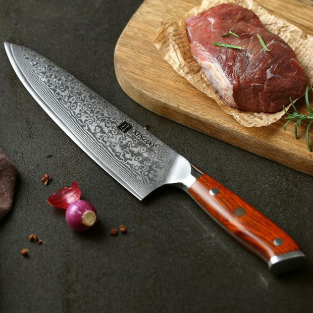 Damascus Kitchen Chef Knife - My Home Essentials