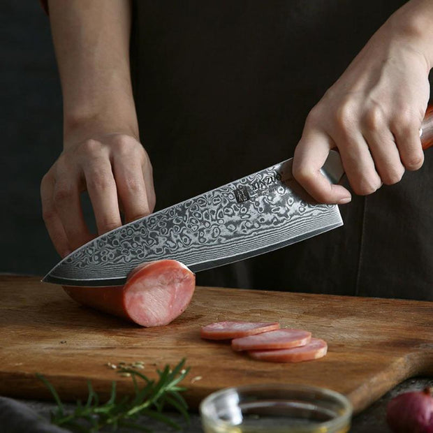 Damascus Kitchen Chef Knife - My Home Essentials